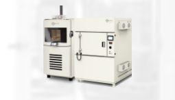 Hőmérsékleti szélső értékek között, a hirtelen hőmérséklet változás termékre gyakorolt hatásának vizsgálatára.